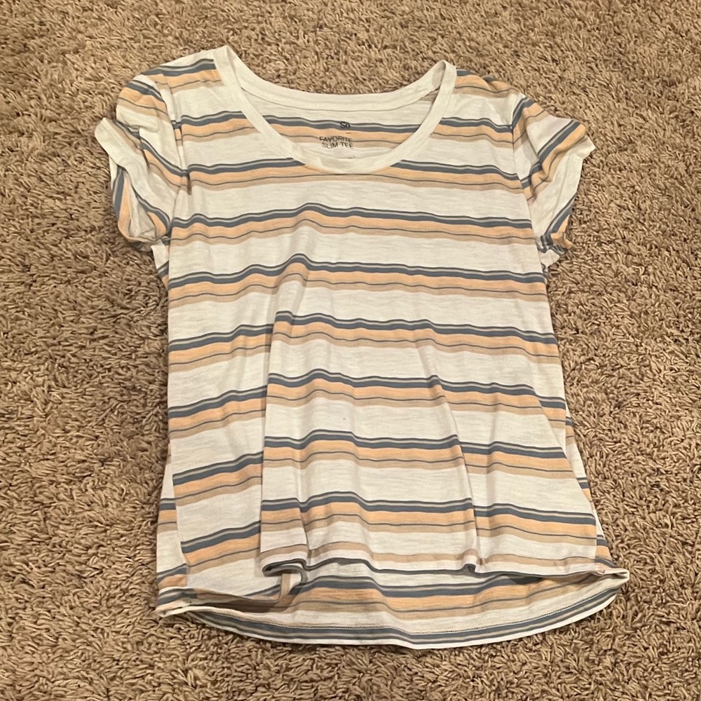 striped SO tee